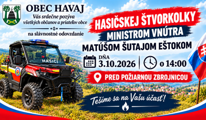 Fotka - Slávnostné odovzdanie hasičskej techniky